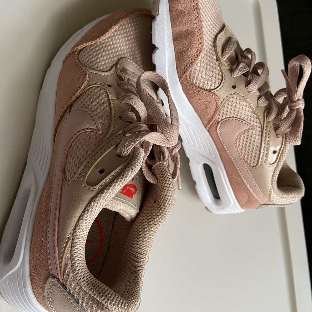 Nike Beige and Pink Sneakers